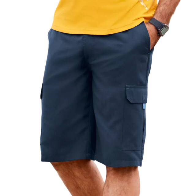 Atlas For Men Heren microvezel cargo shorts UTAF2086_navy large