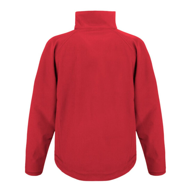 Result Heren 2 laagse basis softshell ademend windbestendig jasje UTFK575_red large