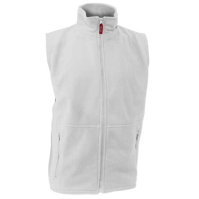 Result Heren actief anti pilling fleece bodywarmer jasje UTFK582_white large
