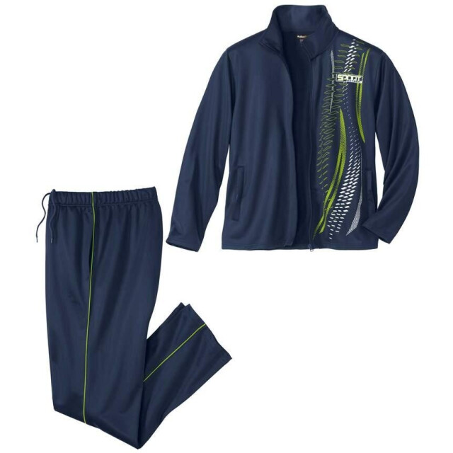 Atlas For Men Heren sportief trainingspak UTAF2034_navy large