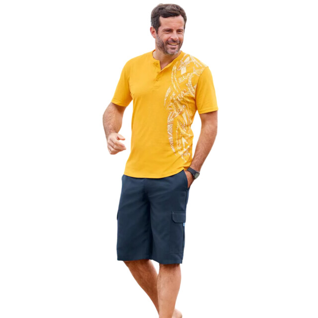 Atlas For Men Heren microvezel cargo shorts UTAF2086_navy large