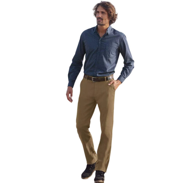 Atlas For Men Rechte keperstof heren UTAF1845_brown large