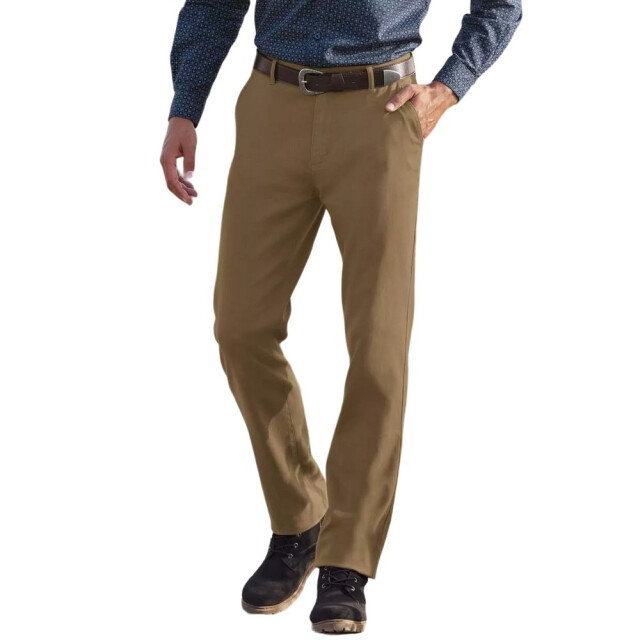 Atlas For Men Rechte keperstof heren UTAF1845_brown large