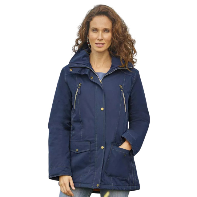 Atlas for Women Dames microtech multi pocket parka UTAF1629_navy large