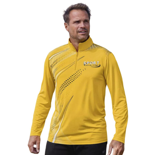 Atlas For Men Heren sportief topje (set van 2) UTAF1686_blackyellow large