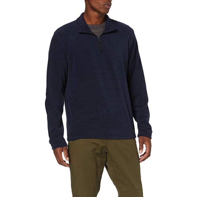 Regatta Heren micro zip neck fleece top (170 gsm) UTFK548_darknavy large