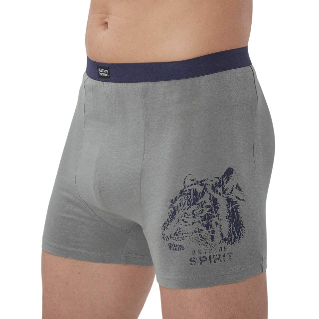 Atlas For Men Heren tiger stretch boxershorts (set van 2) UTAF1598_greynavyblue large