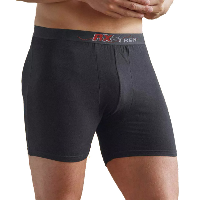 Atlas For Men Effen boxershorts voor heren (set van 6) UTAF1553_blackgrey large