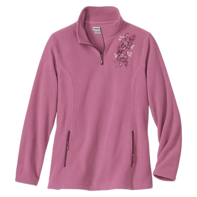 Atlas for Women Geborduurde microfleece trui dames UTAF1581_pink large