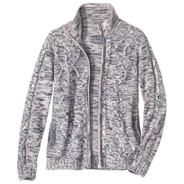 Atlas for Women Gebreid damesjack met vlekken UTAF1582_greypink large