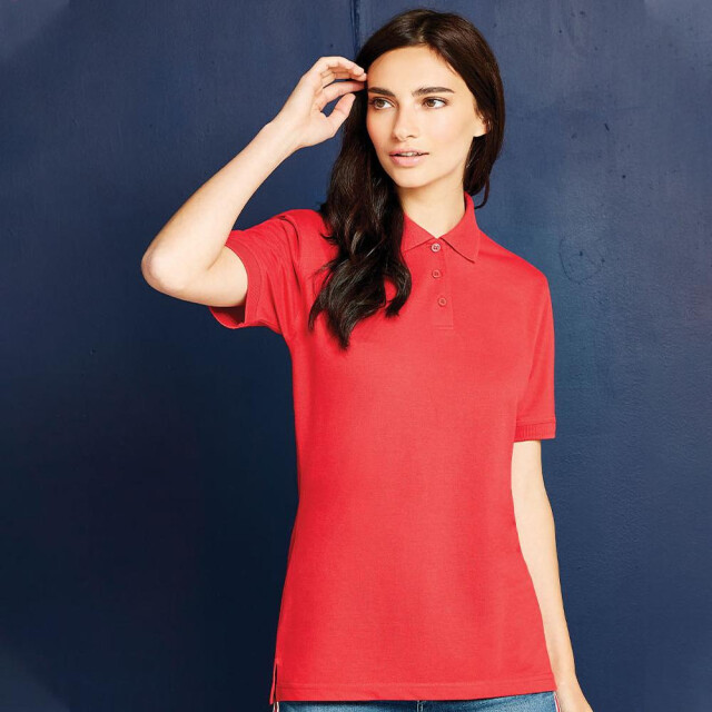 Kustom Kit Dames klassic superwash poloshirt met korte mouwen UTFK454_red large