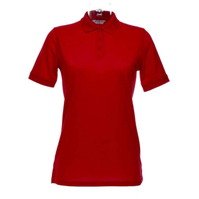Kustom Kit Dames klassic superwash poloshirt met korte mouwen UTFK454_red large