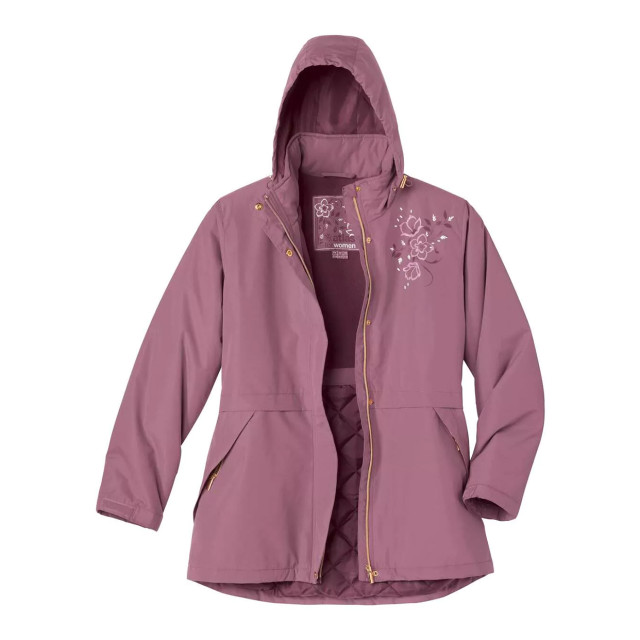 Atlas for Women Dames waterafstotende parka met capuchon UTAF1465_pink large