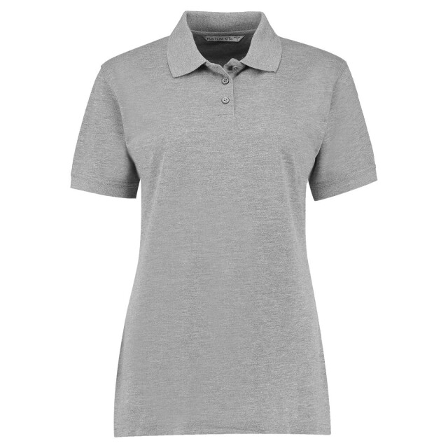 Kustom Kit Dames klassic superwash poloshirt met korte mouwen UTFK454_heathergrey large