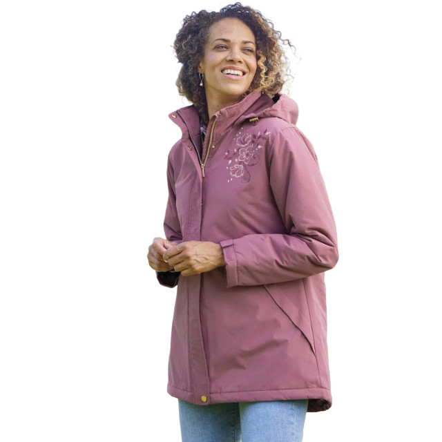 Atlas for Women Dames waterafstotende parka met capuchon UTAF1465_pink large