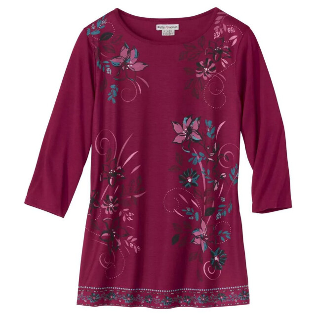 Atlas for Women Dames boot hals tuniek UTAF1432_raspberry large
