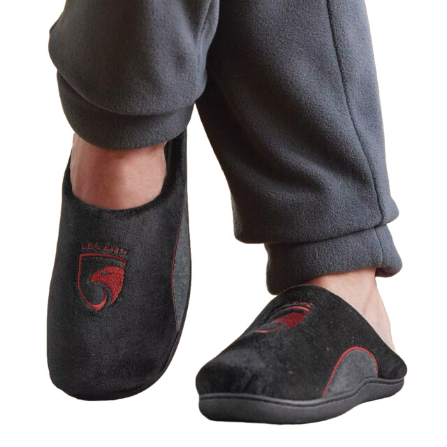 Atlas For Men Velours pantoffels voor heren UTAF1461_black large