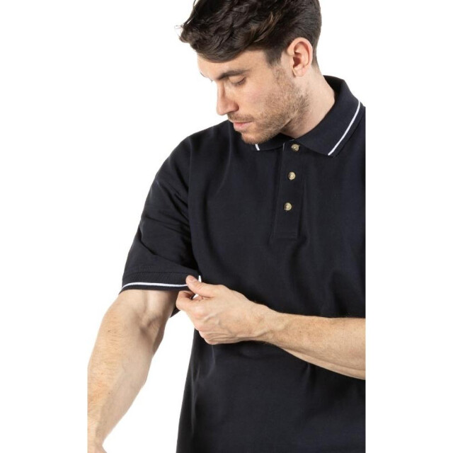 Kustom Kit Heren st. mellion heren poloshirt met korte mouwen UTFK449_navywhite large