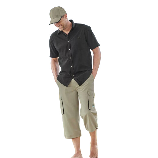 Atlas For Men Heren broek cropped cargo (set van 2) UTAF1364_beigeblack large