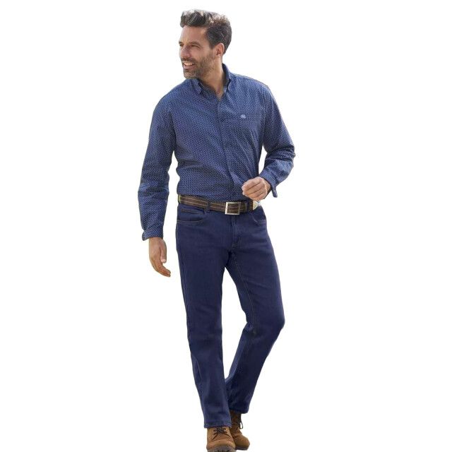 Atlas For Men Heren deel elastische jeans UTAF1368_blue large