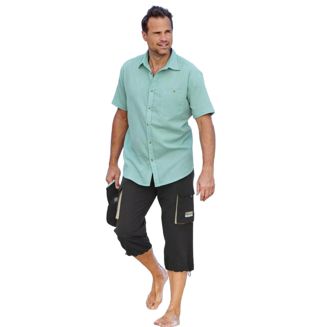 Atlas For Men Heren broek cropped cargo (set van 2) UTAF1364_beigeblack large
