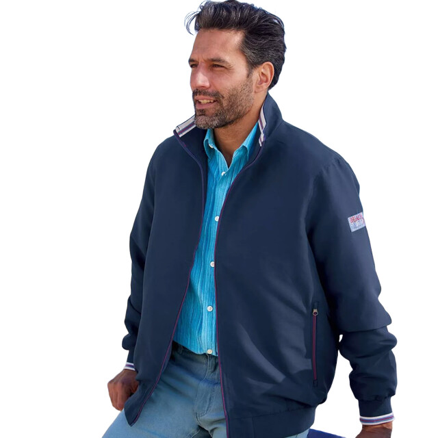 Atlas For Men Heren microvezel jas UTAF1346_navy large