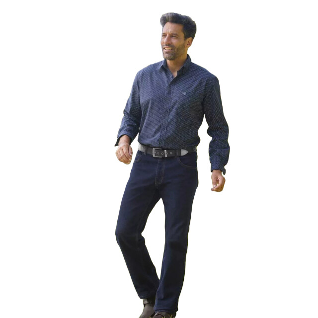 Atlas For Men Heren deel elastische jeans UTAF1368_blue large
