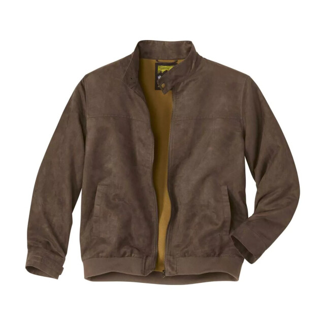 Atlas For Men Heren jas van imitatie-suède UTAF1047_brown large
