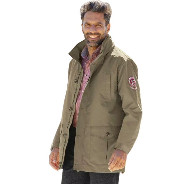 Atlas For Men Waterafstotende heren parka met meerdere zakken UTAF1248_beige large