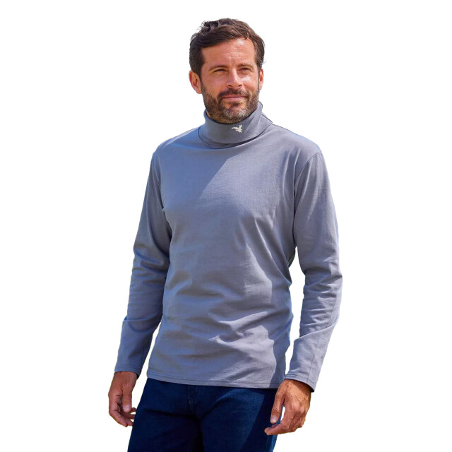 Atlas For Men Heren schildpad hals top (set van 2) UTAF1292_darkgreyburgundy large
