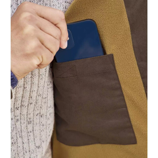 Atlas For Men Heren jas van imitatie-suède UTAF1047_brown large