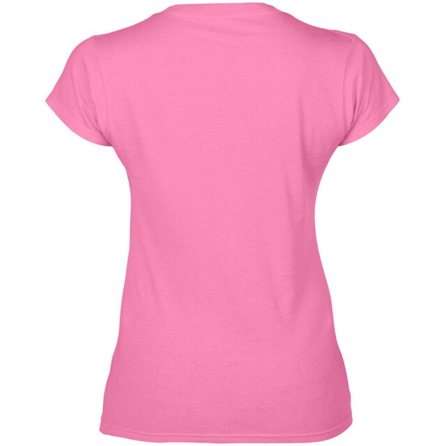 Gildan Dames zachte stijl korte mouw v-hals t-shirt UTFK400_azalea large