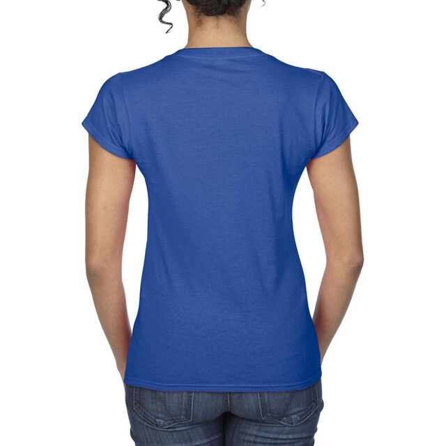 Gildan Dames zachte stijl korte mouw v-hals t-shirt UTFK400_royal large
