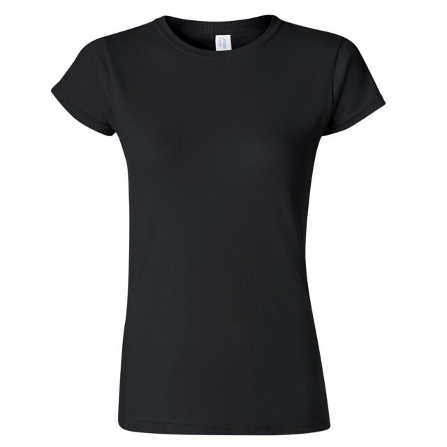 Gildan Dames zachte stijl korte mouw t-shirt UTFK395_black large