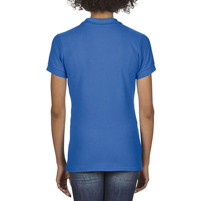 Gildan Softstyle dames korte mouwen dubbel pique-pique poloshirt UTFK397_royal large