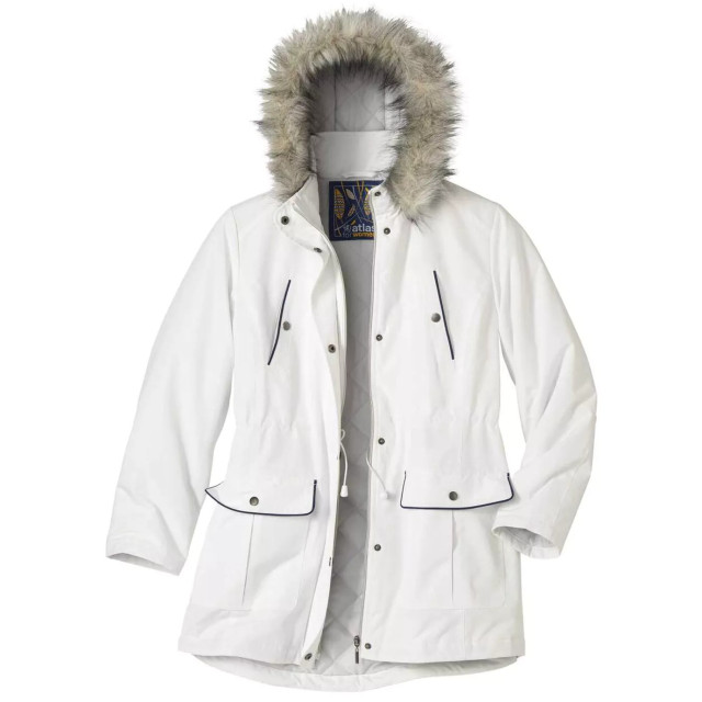 Atlas for Women Dames waterafstotende parka met capuchon UTAF1000_offwhite large