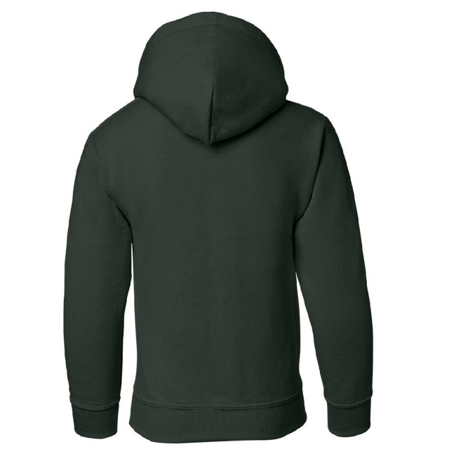 Gildan Zware blend childrens unisex hooded sweatshirt top / hoodie UTFK388_forestgreen large