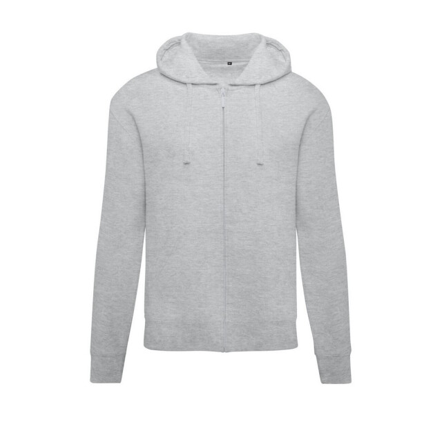 SG Heren geborstelde full zip hoodie UTFK3329_lightoxford large