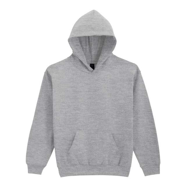Gildan Kinder/kids softstyle midweight fleece hoodie UTFK3331_sportsgrey large