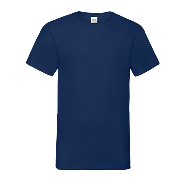 Fruit of the Loom Heren valueweight v neck t-shirt UTFK3313_navy large