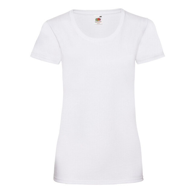 Fruit of the Loom Dames valueweight t-shirt UTFK3286_white large