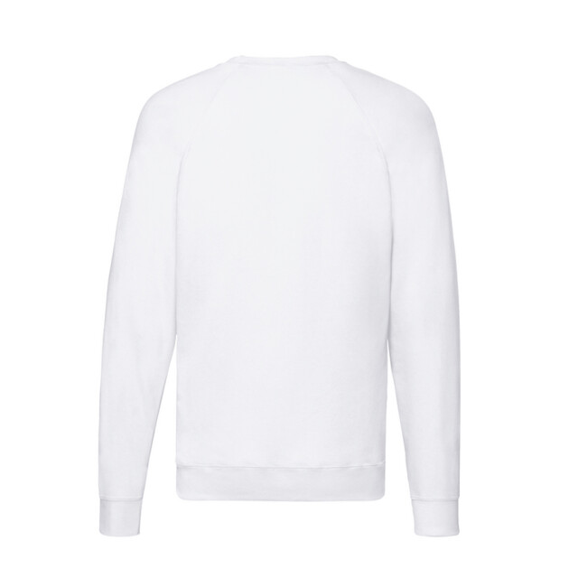 Fruit of the Loom Heren lichtgewicht raglan trui UTFK3269_white large