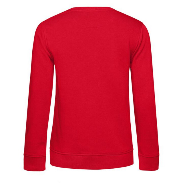 B and C Dames organic inspire crew hals sweatshirt UTFK3261_red large