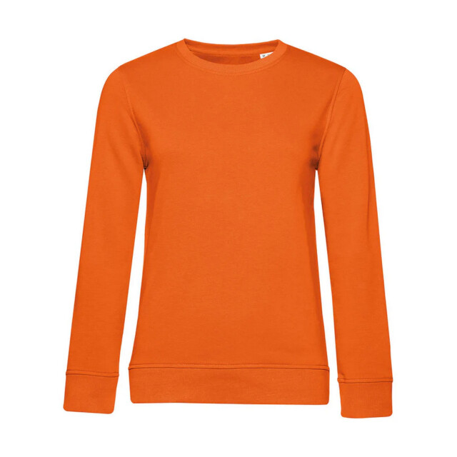 B and C Dames organic inspire crew hals sweatshirt UTFK3261_pureorange large