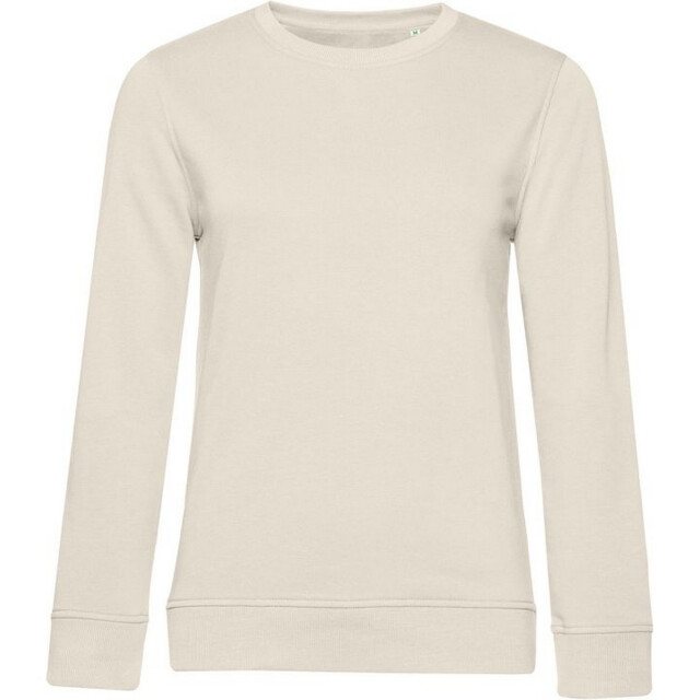 B and C Dames organic inspire crew hals sweatshirt UTFK3261_offwhite large