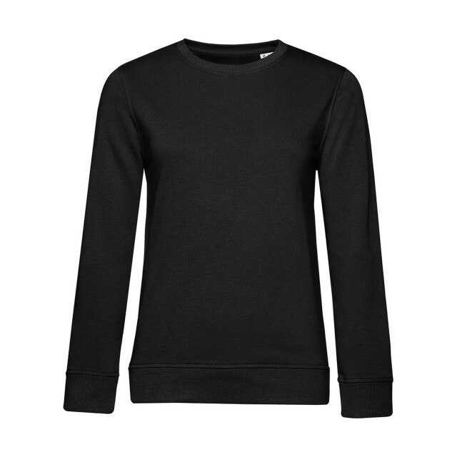 B and C Dames organic inspire crew hals sweatshirt UTFK3261_blackpure large