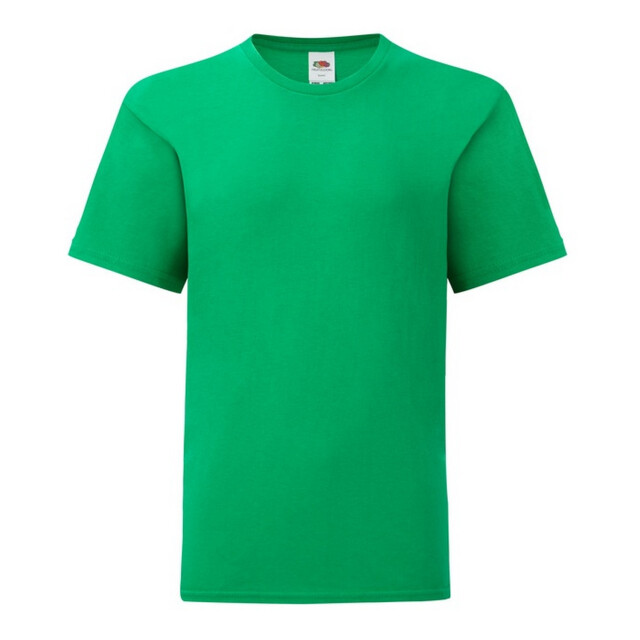 Fruit of the Loom Effen kinder/kids iconic 150 t-shirt UTFK3251_kellygreen large