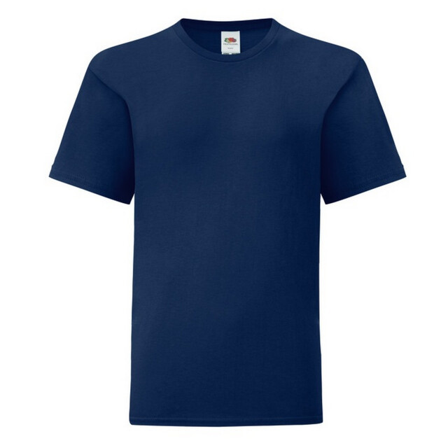 Fruit of the Loom Effen kinder/kids iconic 150 t-shirt UTFK3251_navy large