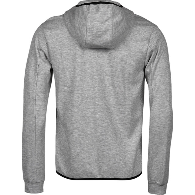 Tee Jays Heren athletic hoodie met volledige rits UTFK3239_heathergrey large