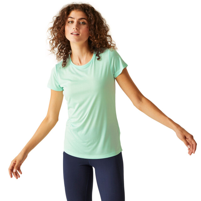 Regatta Dames fingal editie effen t-shirt UTRG9960_bleachedaqua large
